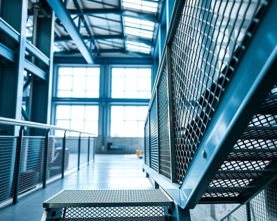 stalen trappen