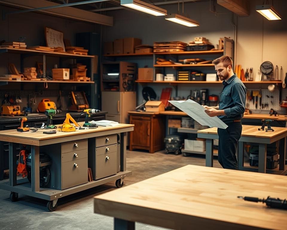 mobiele werkbanken