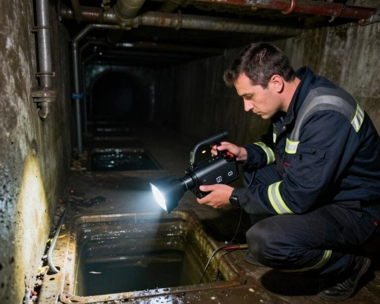 rioolinspectie met camera