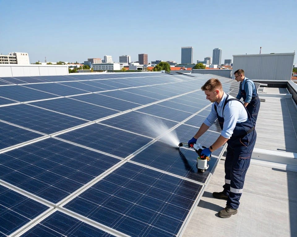 zonnepanelen reinigen