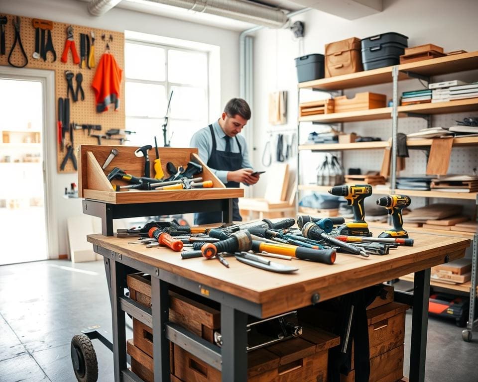 mobiele werkbanken